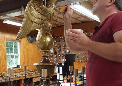 Historical chandelier conservation